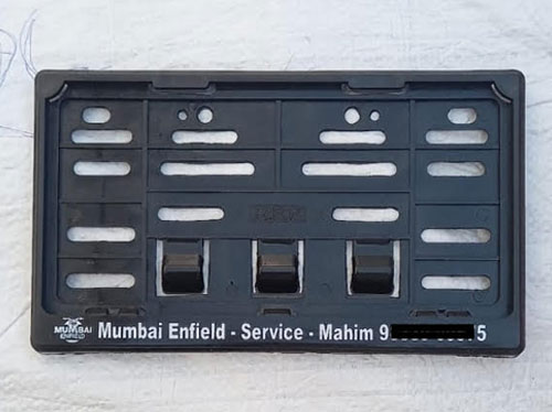 RPP Number Plate Frame