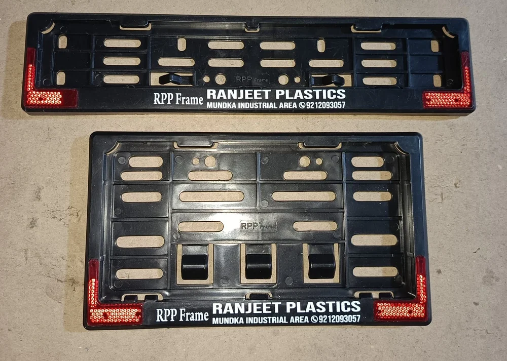 Bike Number Plate Frame Reflector