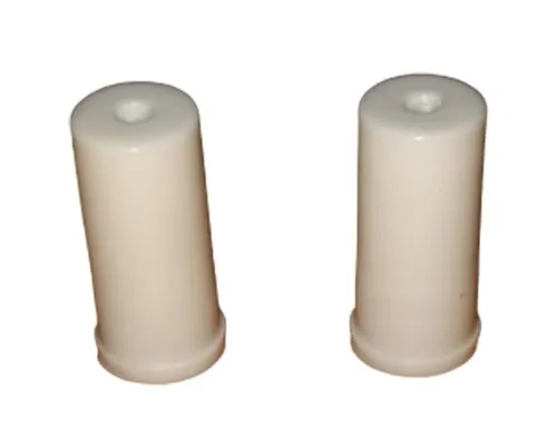 White Fancy Plastic Nail Polish Cap